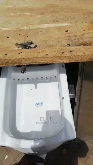 Milky White Urinal Bows