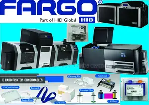 Fargo Card Printers,Ribbons,Retransfer Films,Laminations,Cleaning Kits