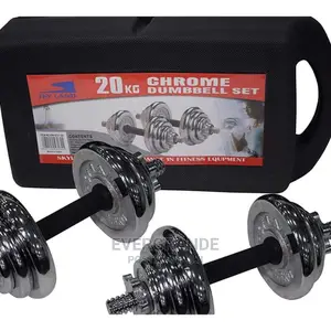 Chrome Dumbells 20kg With Case