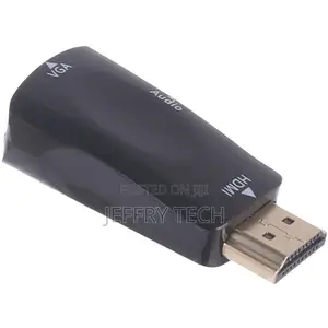 Kx2275 HDMI to VGA Converter With Audio for PC Laptop Black