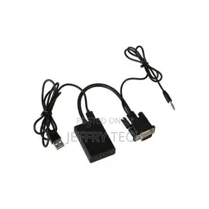 VGA to HDMI Converter Cable With USB