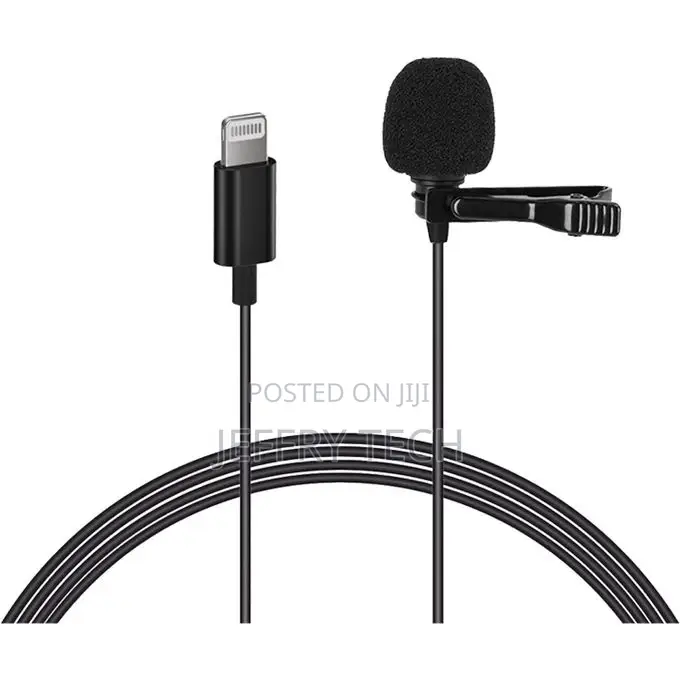 Lightning Interface Clip Lavalier Microphone for I Phone , L