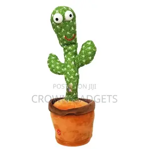 Talking Singing Music USB LED Dancing Cactus Plush Toy
