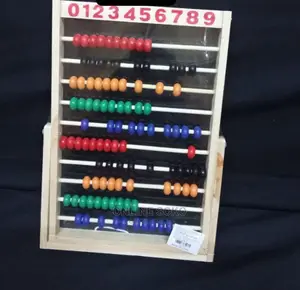 Kids Early Educational Wooden Frame Abacus Learning Toy