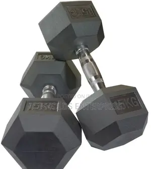 15kgs Hexagon Dumbbells.