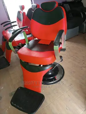 Executive Barber Chair Black Red