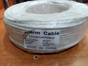 Alarm Cable 6-core White 100m