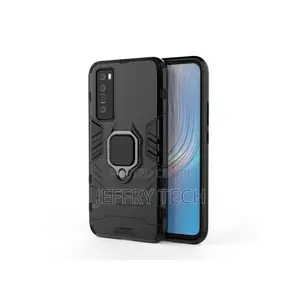 Back Cover With Finger Holder for Huawei Nova 7 - BLACK