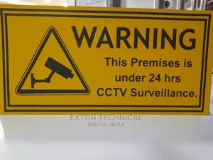 Warning Sign Cctv Surveillance
