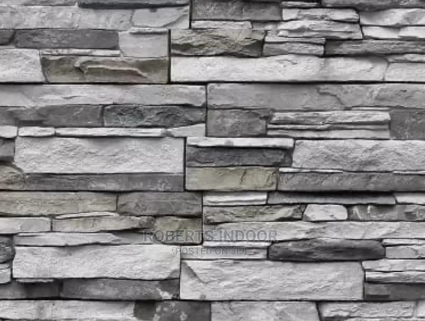 Brick Grey Elegant Wallpaper