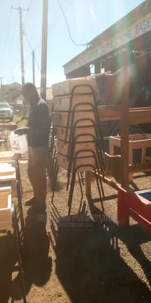 School Locker and Chairs