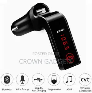 Hands Free Wireless Bluetooth FM Transmitter G7