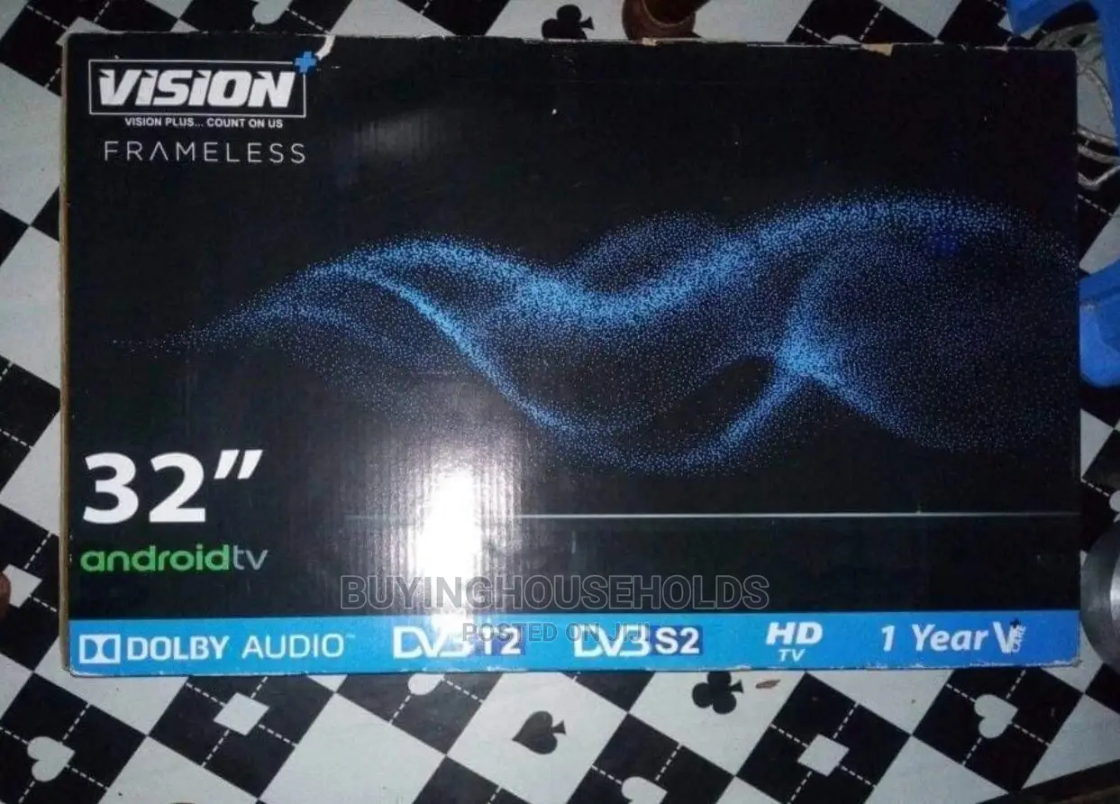Vision Plus 32 Inch Frameless Smart Android Tv