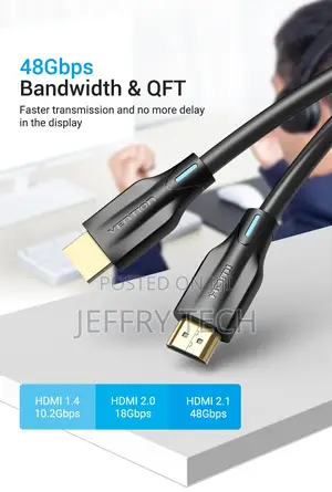 Vention 8K HDMI Cable 3M Black