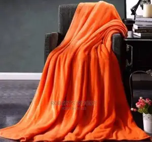 Orange Coral Fleece Blanket