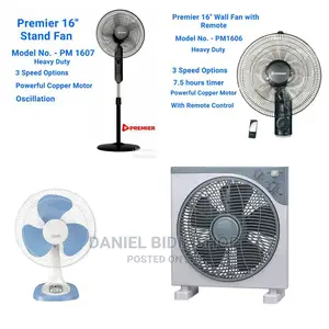 Standing/Wall/Desk Fan 16inch