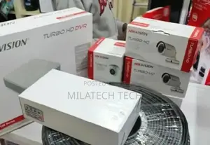 New Hikvision Four CCTV Cameras Complete Kit Night Vision
