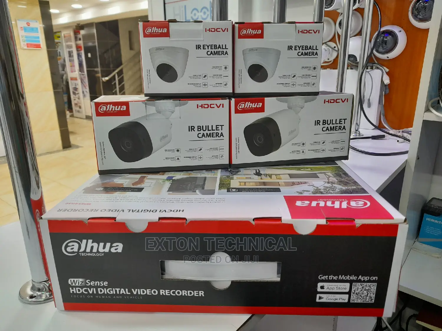 Dahua 4cameras Full Kit