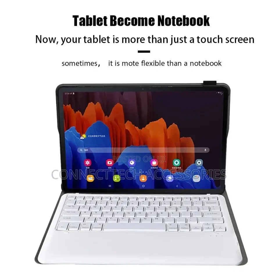 Samsung Galaxy Tab S7 FE Bluetooth Keyboard Case