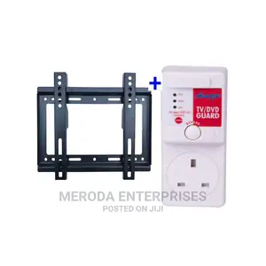Generic 14"-42" Fixed Wall Bracket With FREE TV Guard