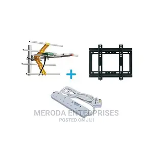 Phelistar Digital Aerial + FREE TV Bracket + FREE Extension