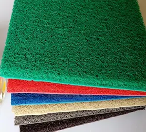 Green Sphaghetti Pvc Coil Mat