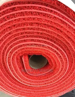 Red Sphaghetti Pvc Coil Mat