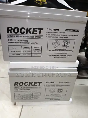 Rocket 100ah Backup Dry Cell Battery