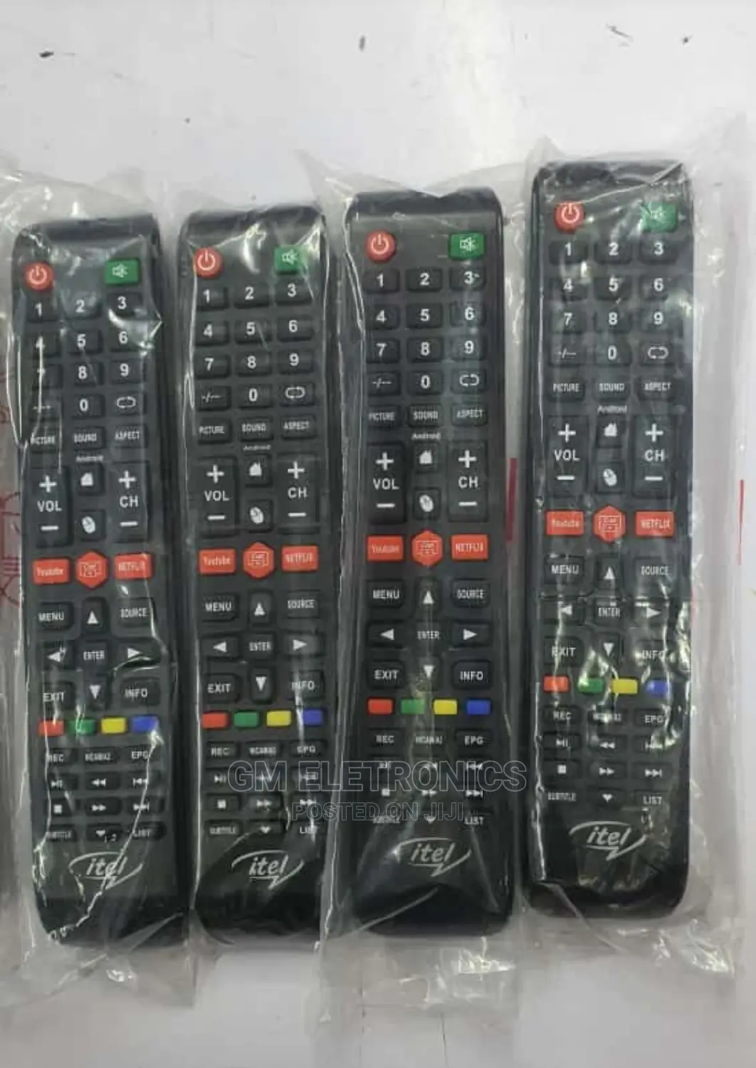 New Itel Replacement Remotes.