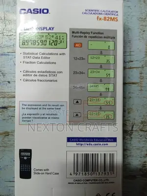 Casio Fx-82ms 2-Line Display Scientific Calculator