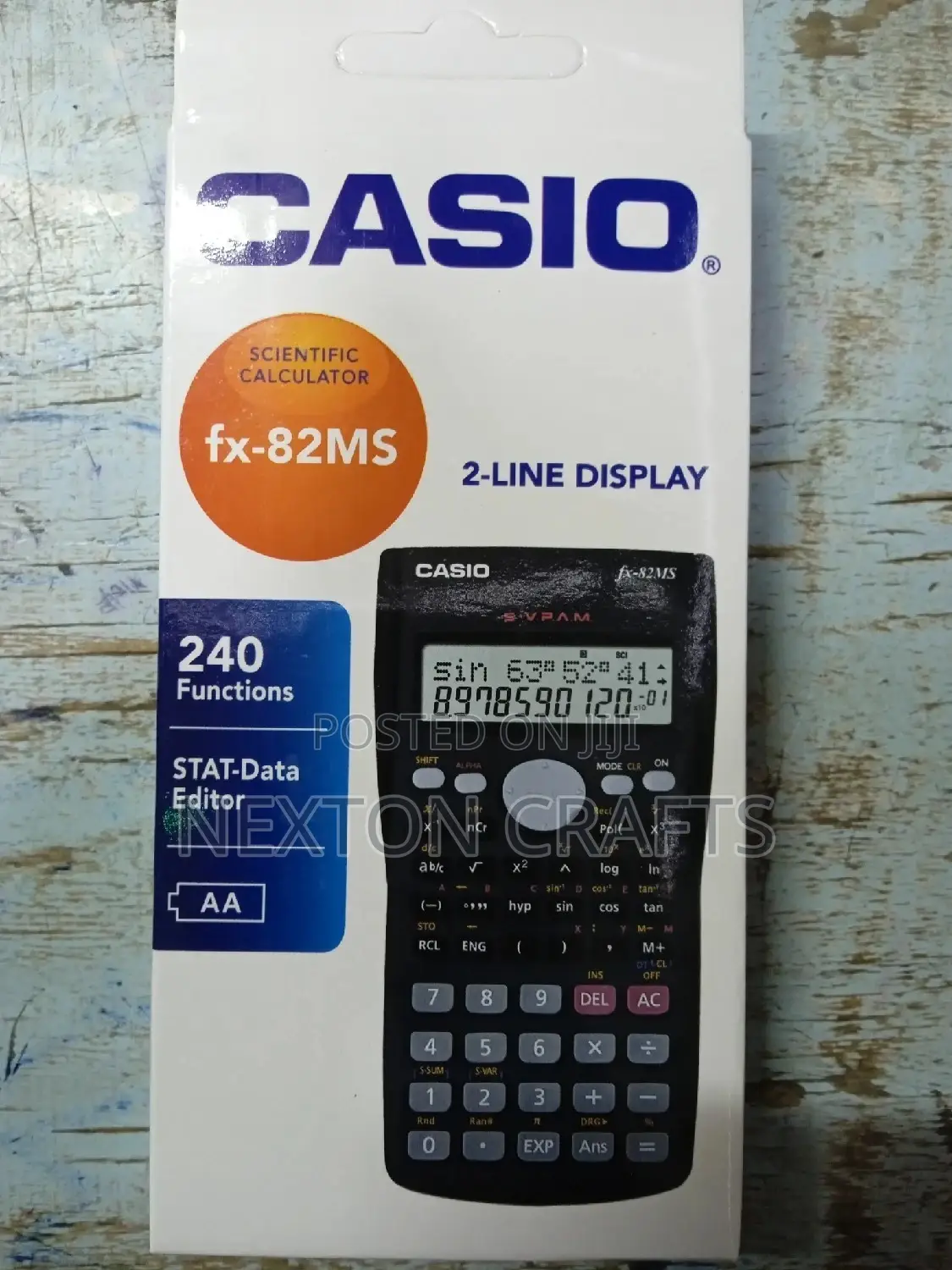 Casio Fx-82ms 2-Line Display Scientific Calculator