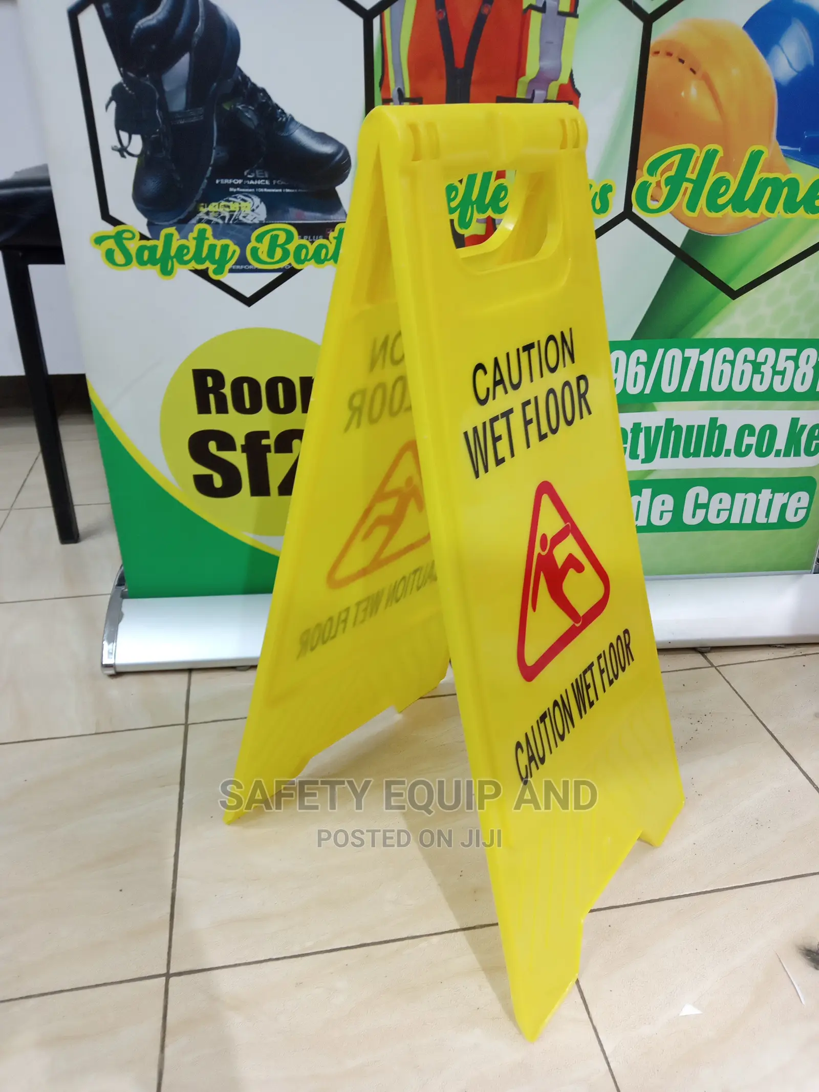 Caution Barrier-Wet Floor Caution