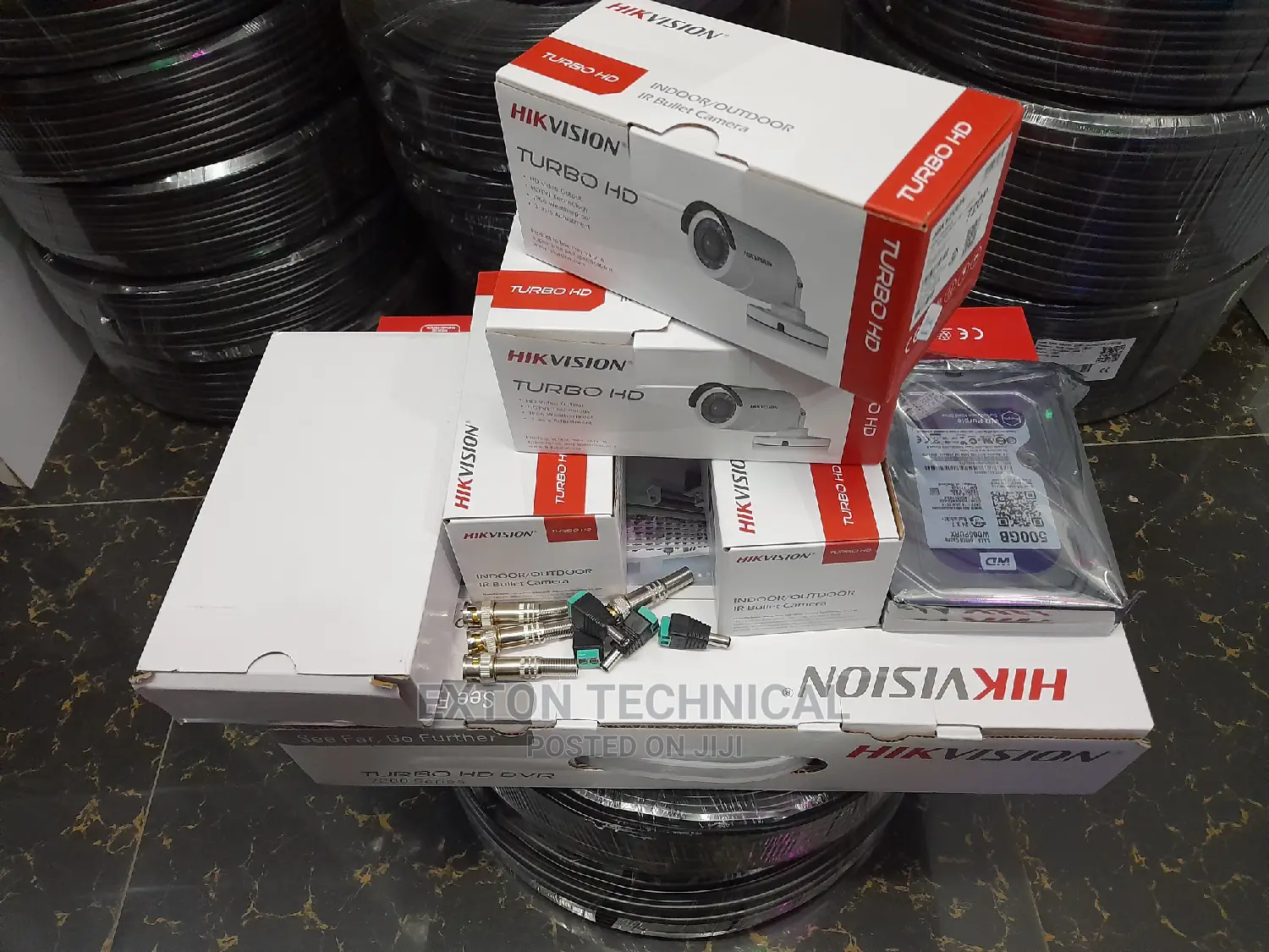 Hikvision 4cameras Full Kit