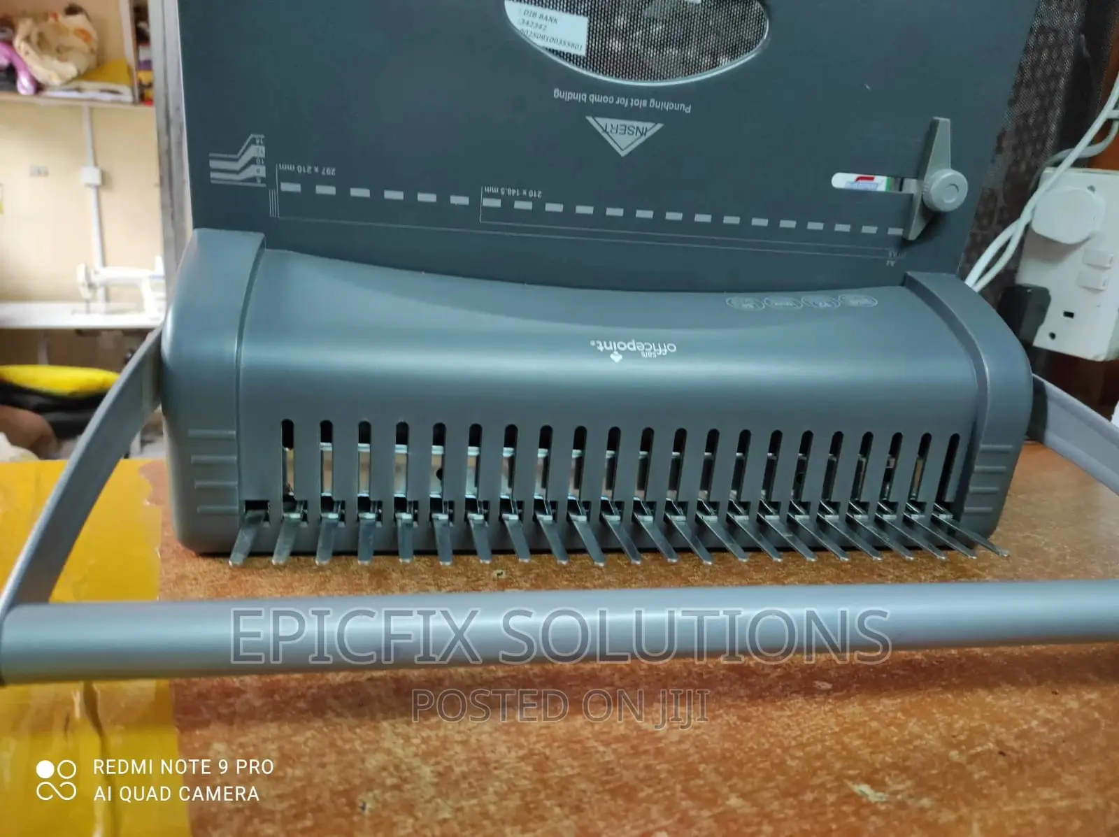 Comb Binding Machine A4 Quality