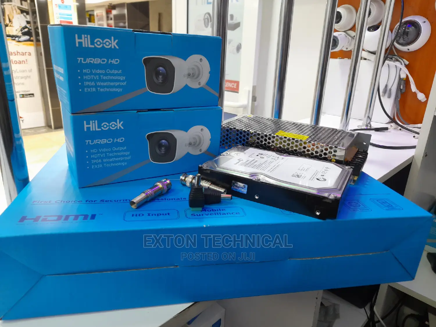Hilook 2cameras Full Kit Cctv Cameras