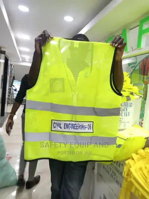 Luminous Netted Reflective Vests for Engineers