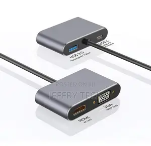 USB Type C Hub Type-C to HDMI 4K VGA Adapter