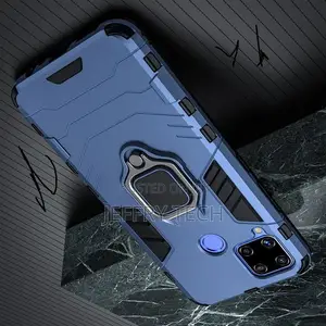 Shockproof Armor Case for Realme C15 C17 C12 C11 V5 Ring Sta