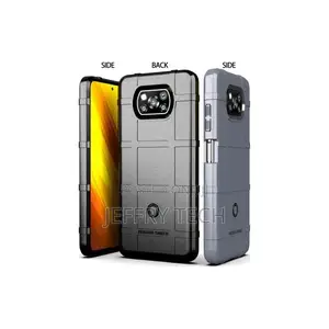 Rugged Silicone Cover Case for Poco X3 Pro