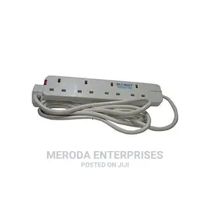 Power King 4-Way Extension Cable - White