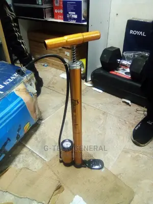Bicycle Pump With Gauge