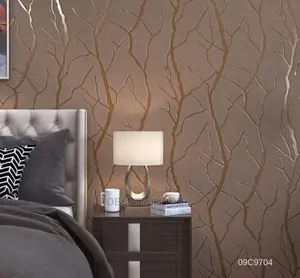 Brown Floral Wallpaper