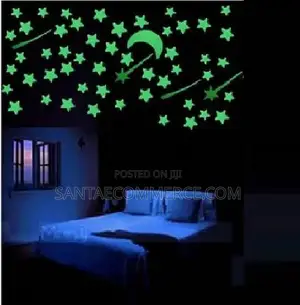 Glow in the Dark Stars and Moon Luminous Wall Stickers