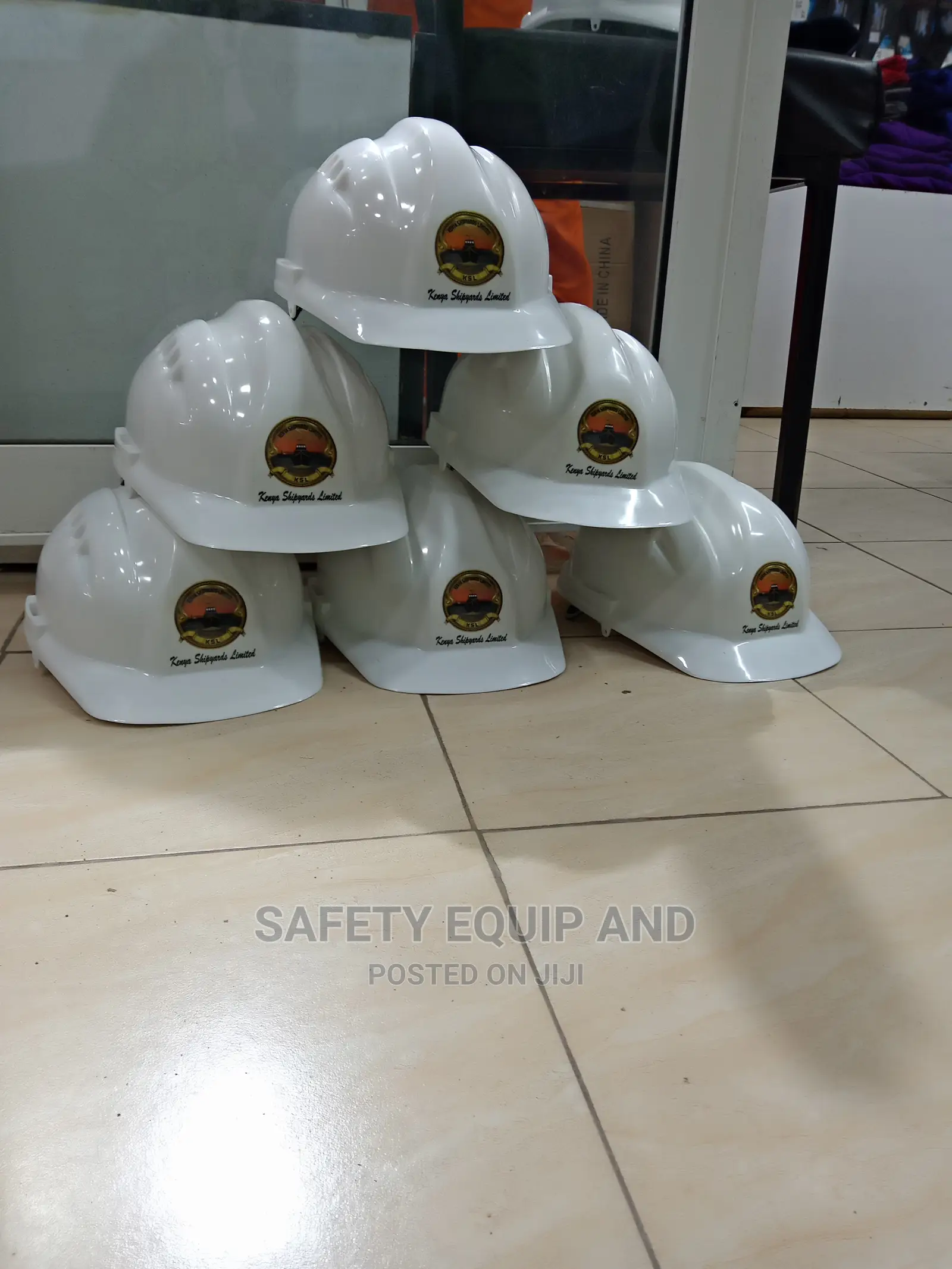 White Hard-Strong-Heavy Quality Helmets
