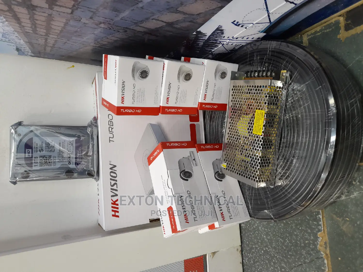 Hikvision 5 Camera Full Package