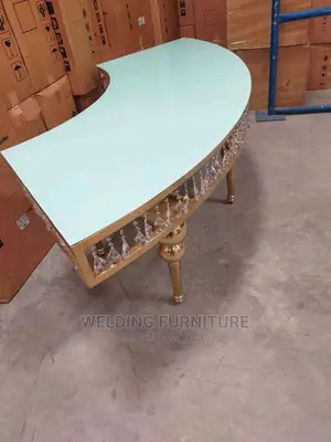 Marble Moon Glass Table