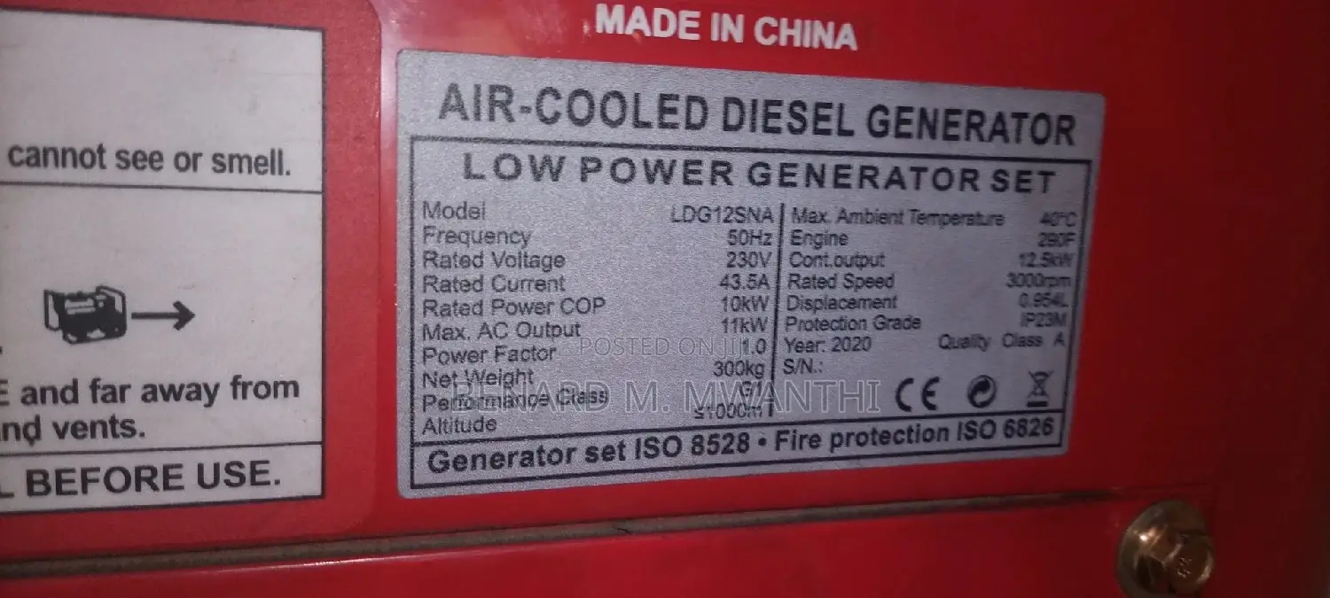 Generator 10kva Used