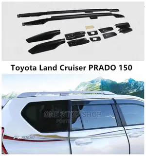 Toyota Land Cruiser Prado 150 Series Roof Rack Rail Pair