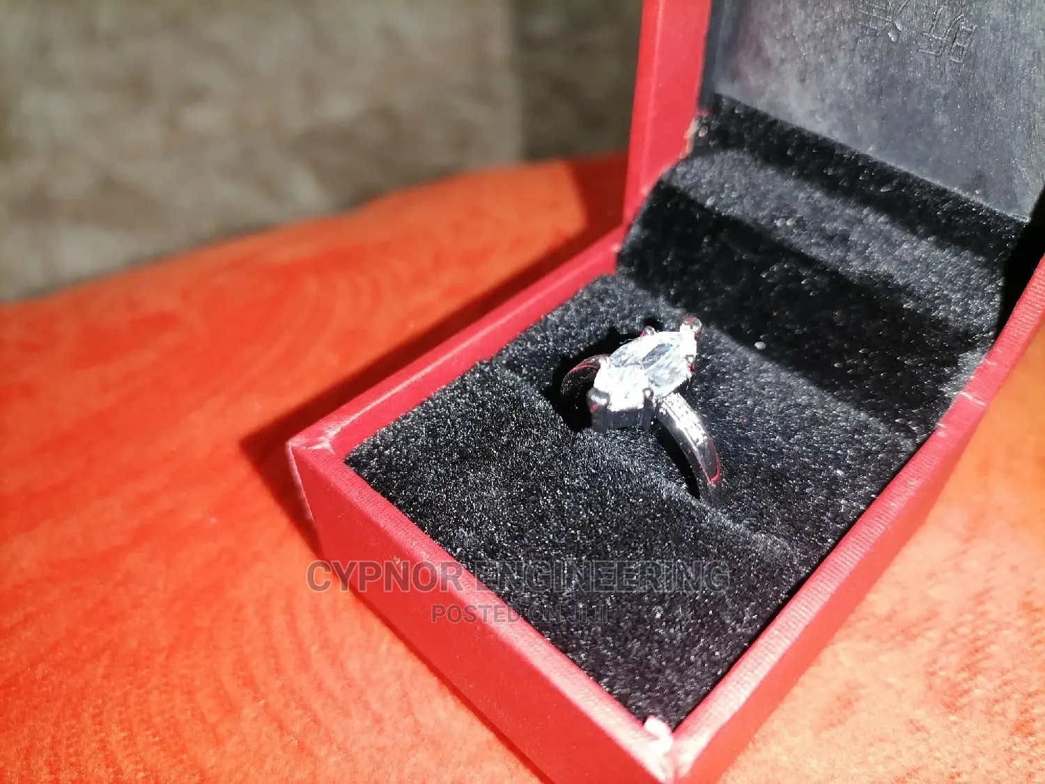 Engagement Ring And Box(Free)