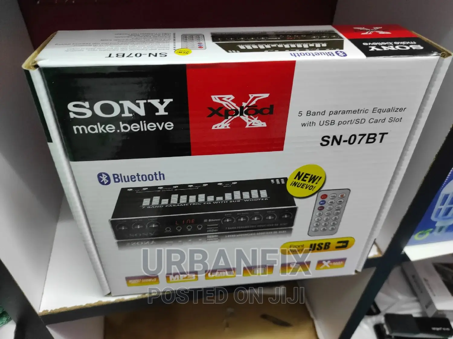 Sony Xplode Car Equalizer With Bluetooth and USB